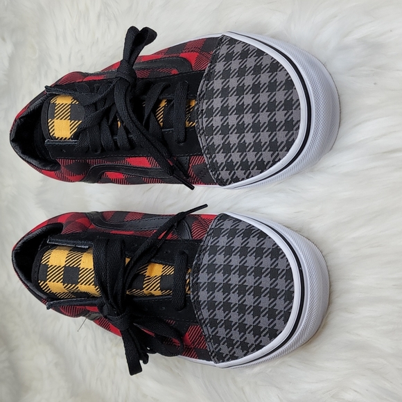 VANS What The Buffalo Old Skool Canvas Lace Up Sneakers Shoes NEW - Picture 2 of 14